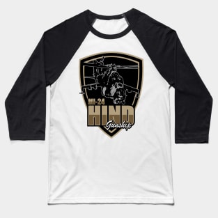 Mi-24 Hind Baseball T-Shirt